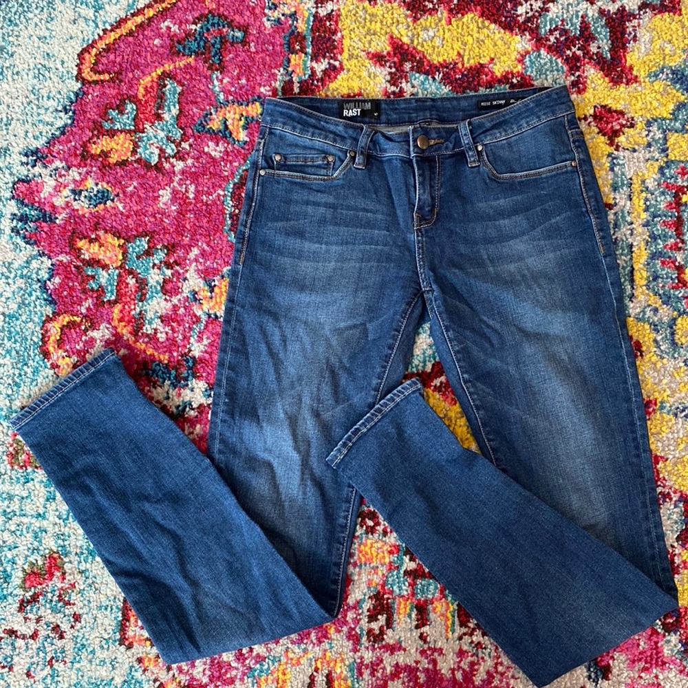 William Rast Reese skinny dark wash jeans